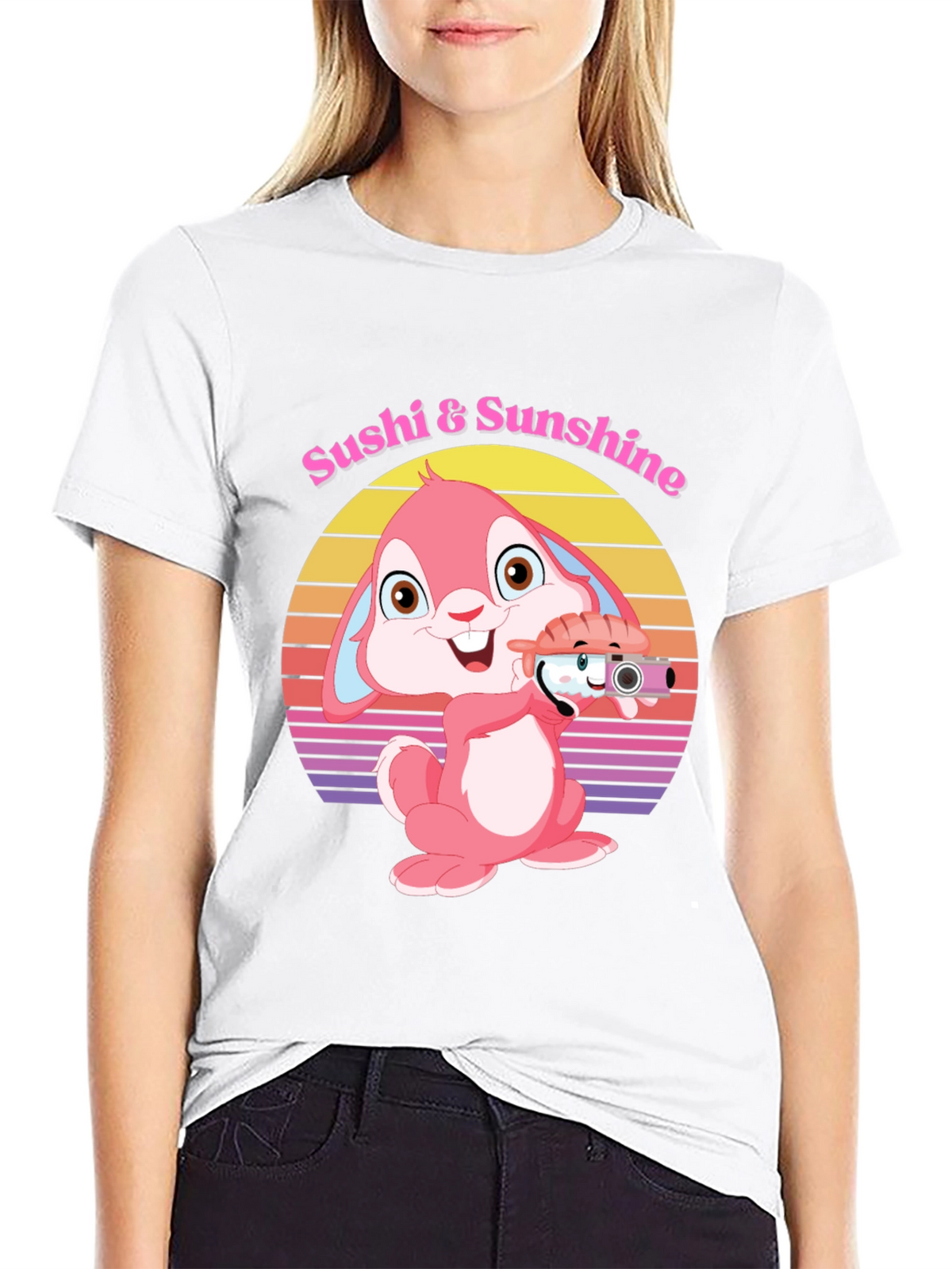 Sushi & Sunshine Bunny Graphic Tee