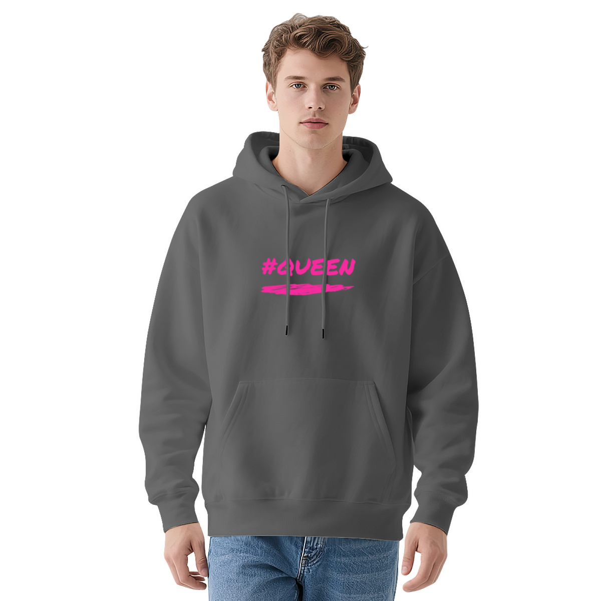 Royal Vibes #Queen Navy Hoodie