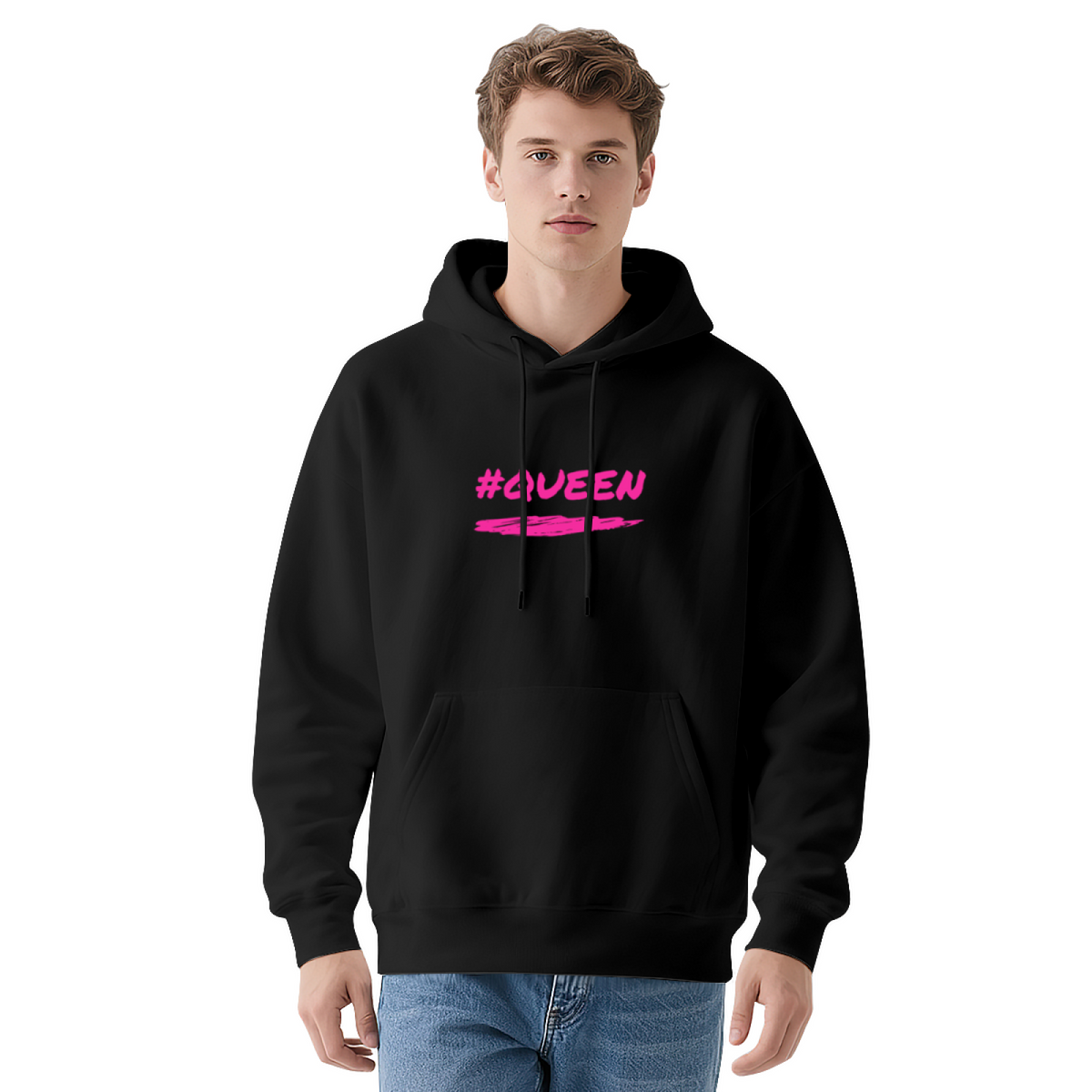 Royal Vibes #Queen Navy Hoodie