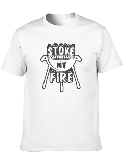 Stoke My Fire BBQ T-Shirt - Grill Master Tee