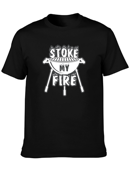 Stoke My Fire BBQ T-Shirt - Grill Master Tee