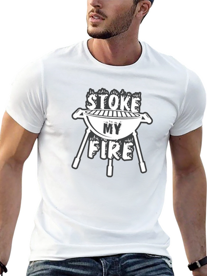 Stoke My Fire BBQ T-Shirt - Grill Master Tee