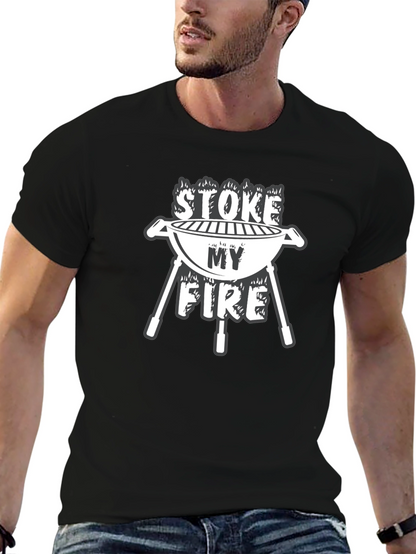Stoke My Fire BBQ T-Shirt - Grill Master Tee