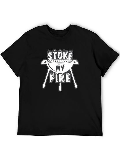 Stoke My Fire BBQ T-Shirt - Grill Master Tee