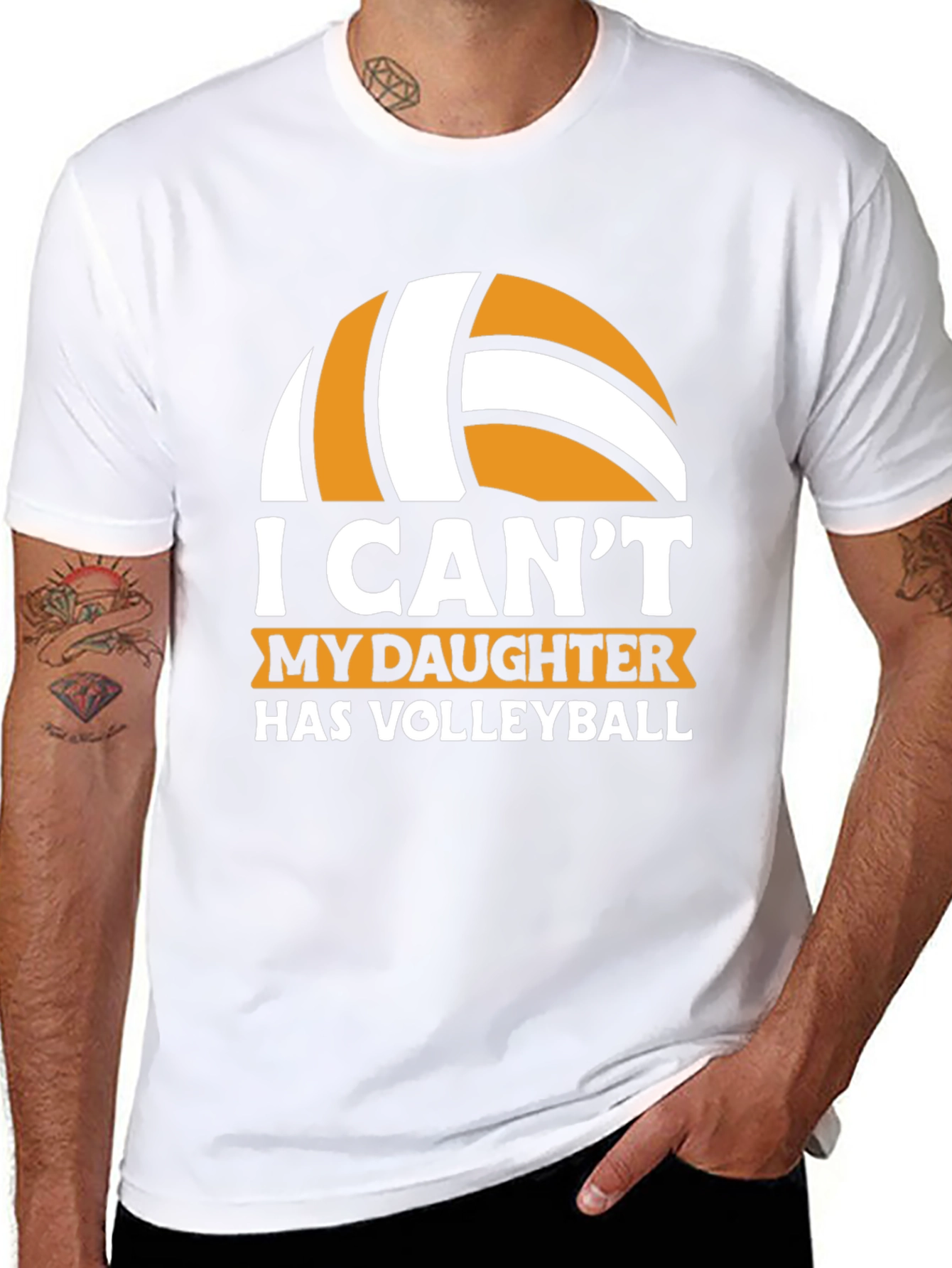 Volleyball Dad T-Shirt - Daughters Games
