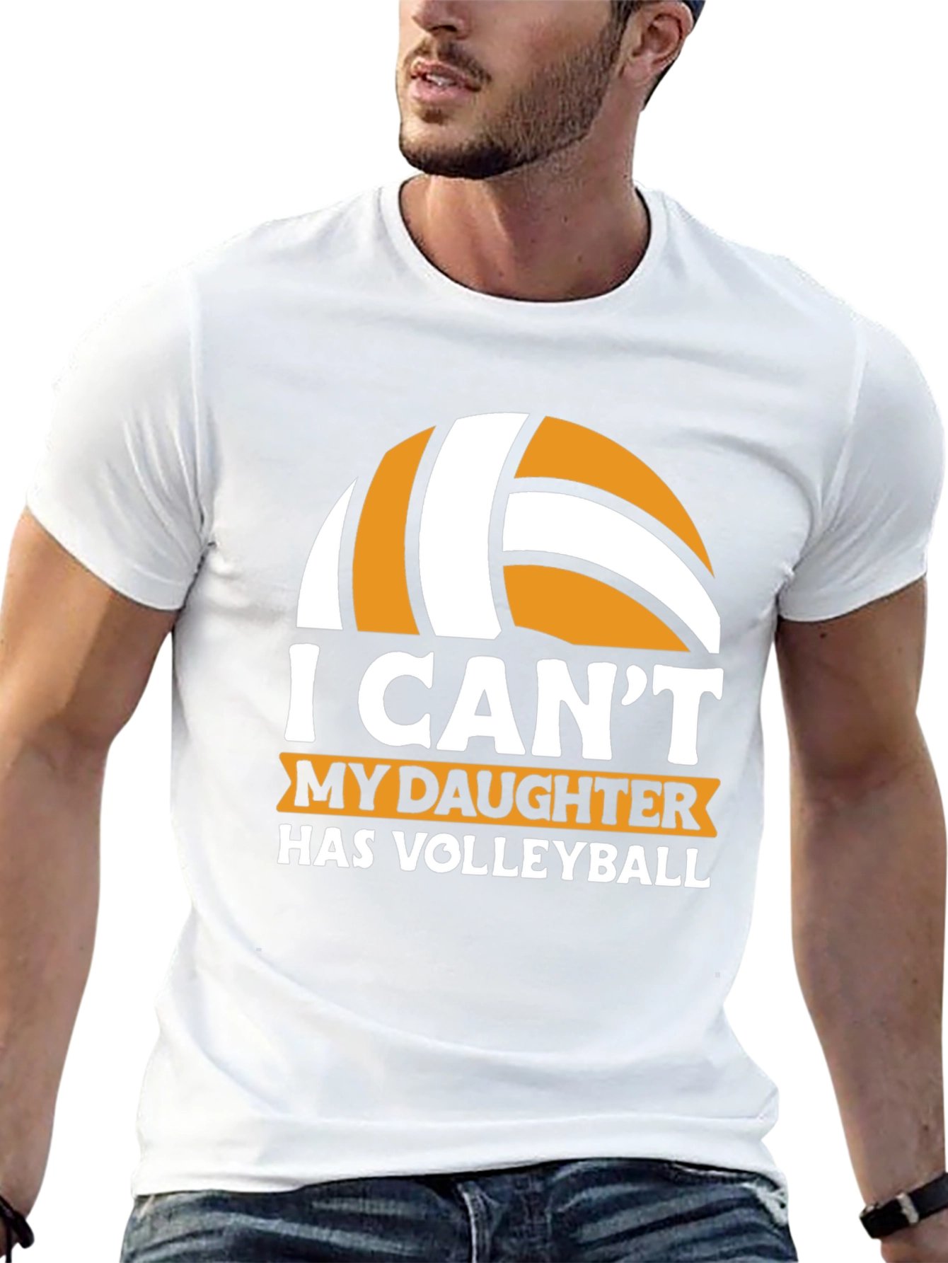 Volleyball Dad T-Shirt - Daughters Games