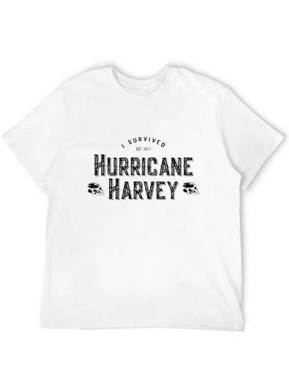 Hurricane Harvey Survivor Black T-Shirt