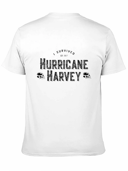 Hurricane Harvey Survivor Black T-Shirt