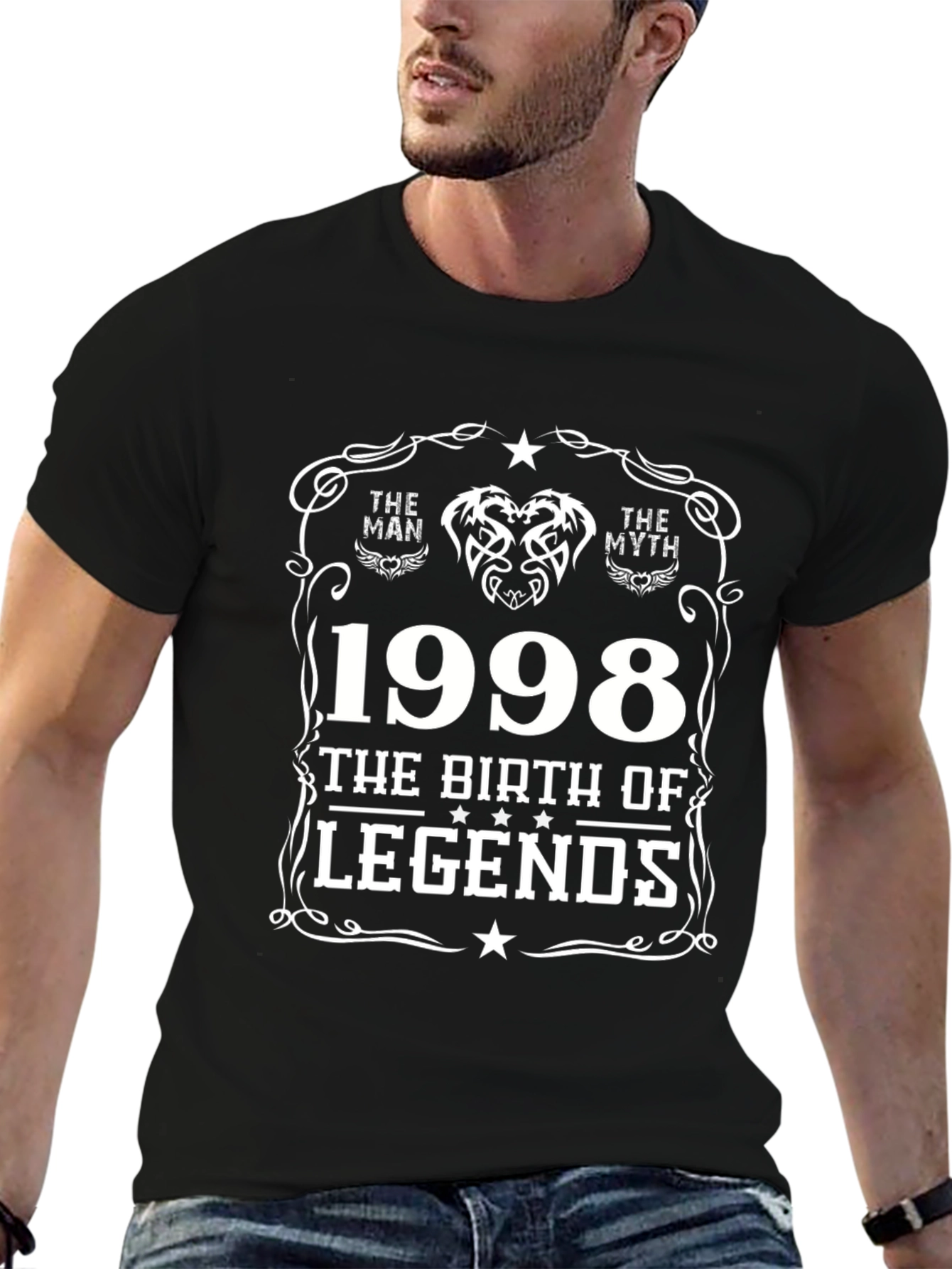 1998 The Birth of Legends Black T-Shirt