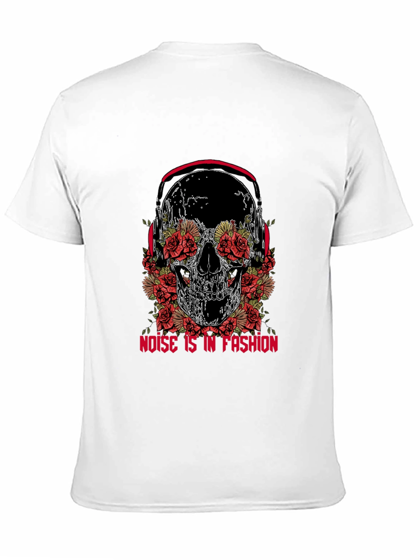 Skull & Roses Graphic Tee - Noise is Fashion