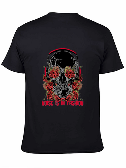 Skull & Roses Graphic Tee - Noise is Fashion