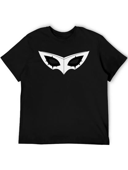 Black Joker Mask Graphic T-Shirt