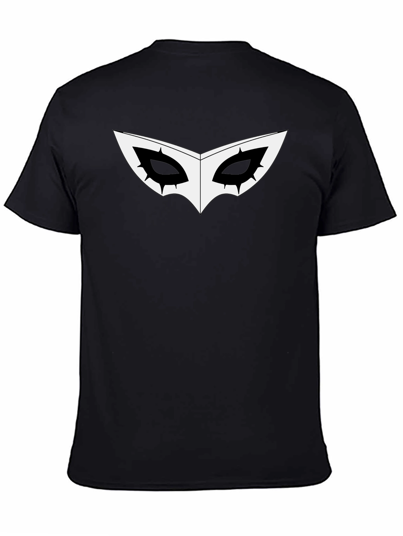 Black Joker Mask Graphic T-Shirt