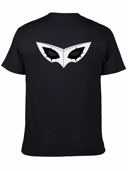 Black Joker Mask Graphic T-Shirt