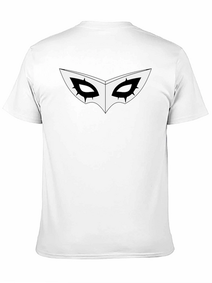 Black Joker Mask Graphic T-Shirt