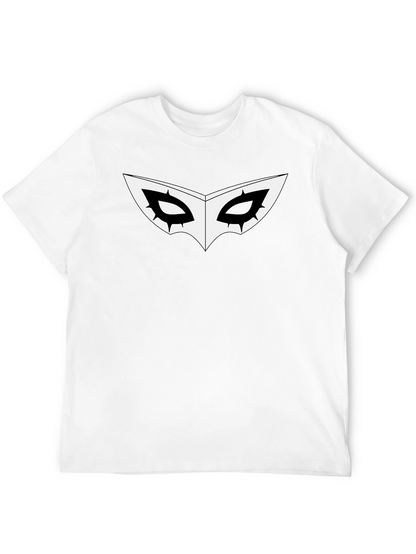 Black Joker Mask Graphic T-Shirt