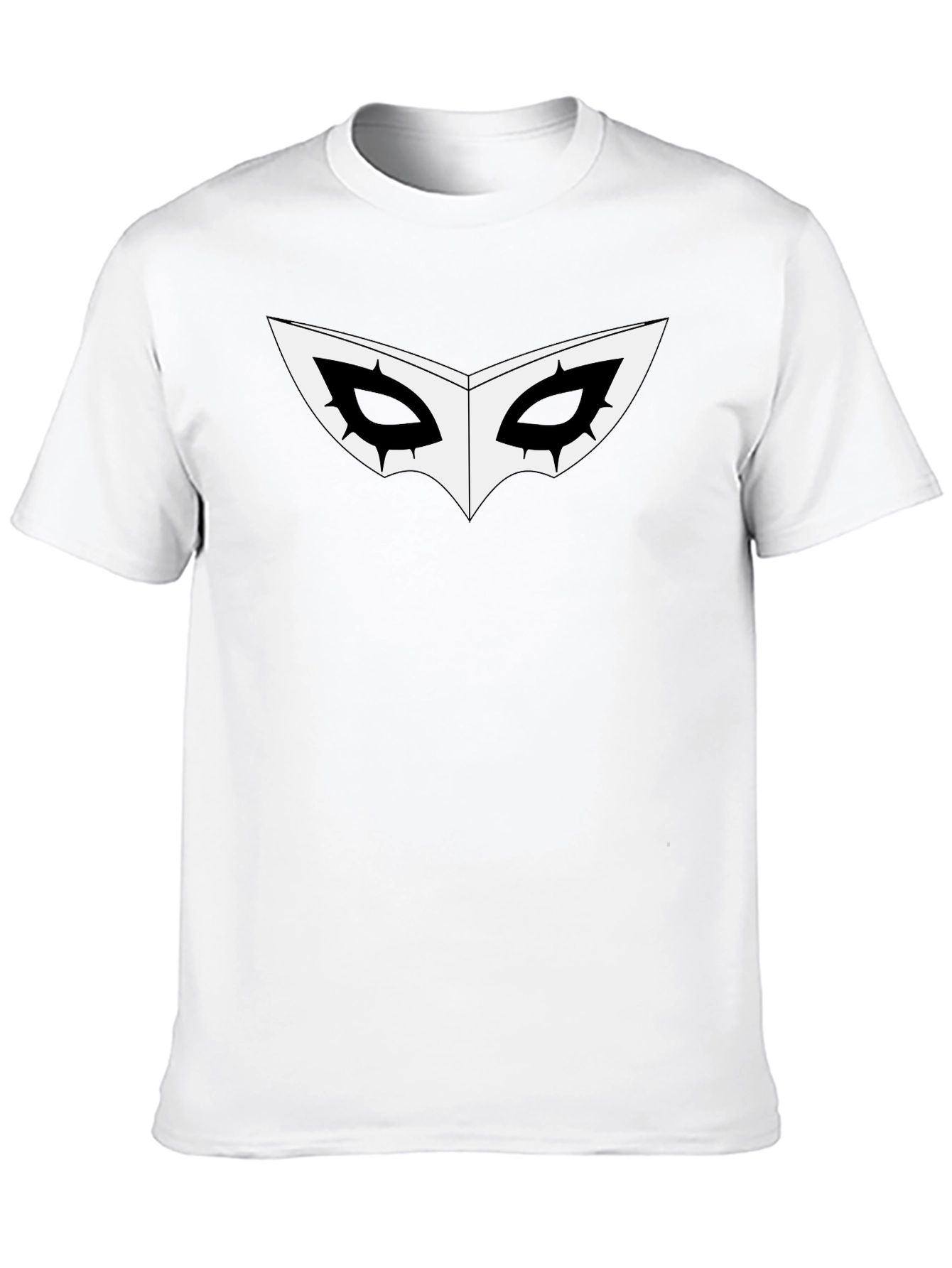 Black Joker Mask Graphic T-Shirt