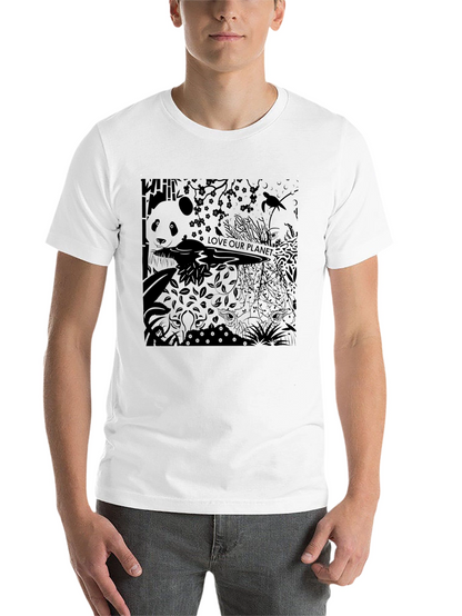 Eco Panda Black T-Shirt