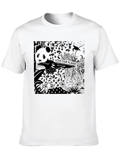 Eco Panda Black T-Shirt