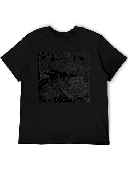 Eco Panda Black T-Shirt
