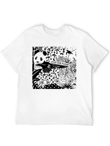 Eco Panda Black T-Shirt