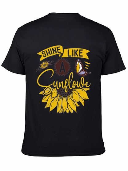 Shine Like A Sunflower Graphic T-Shirt