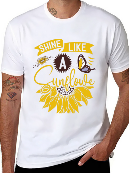 Shine Like A Sunflower Graphic T-Shirt