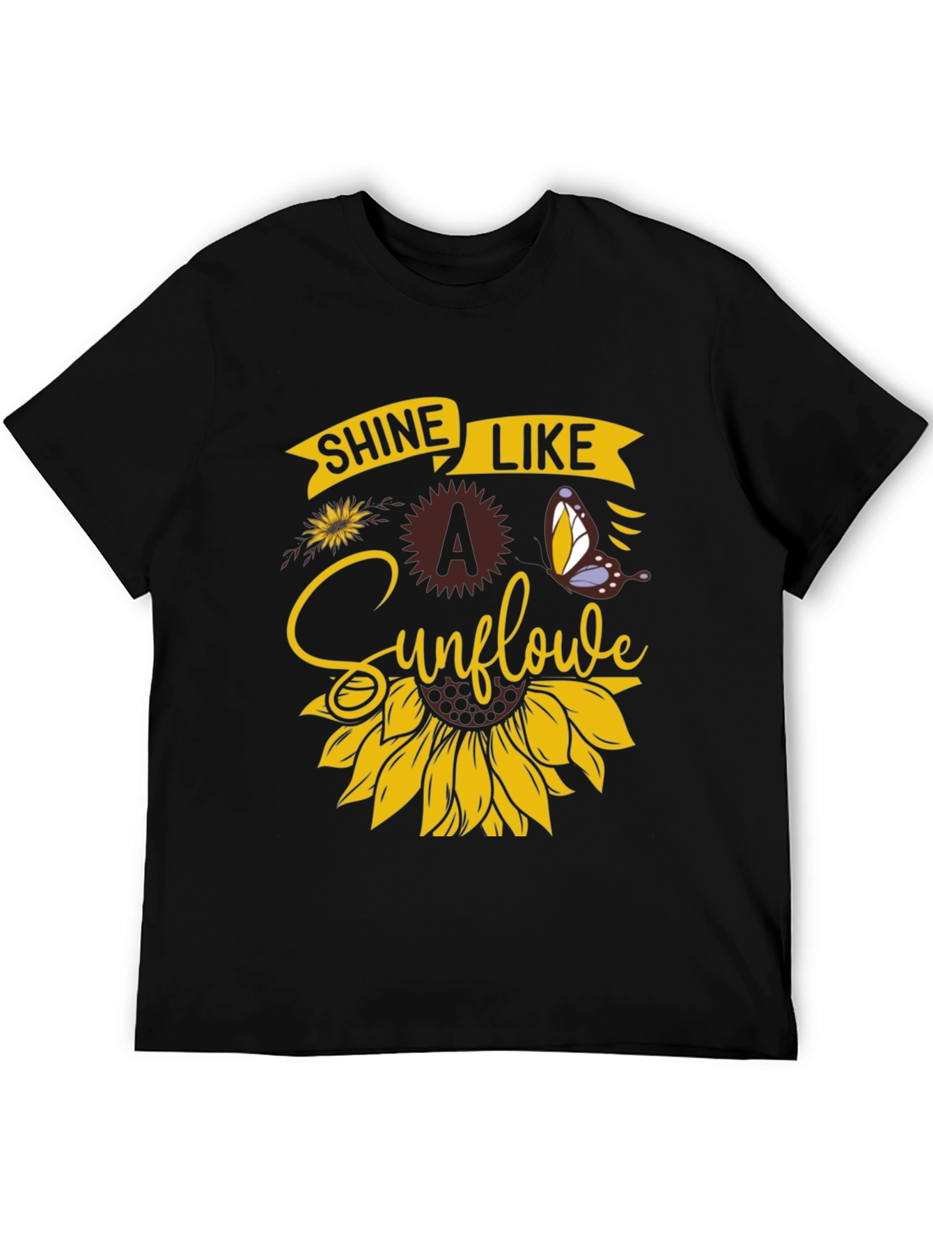 Shine Like A Sunflower Graphic T-Shirt
