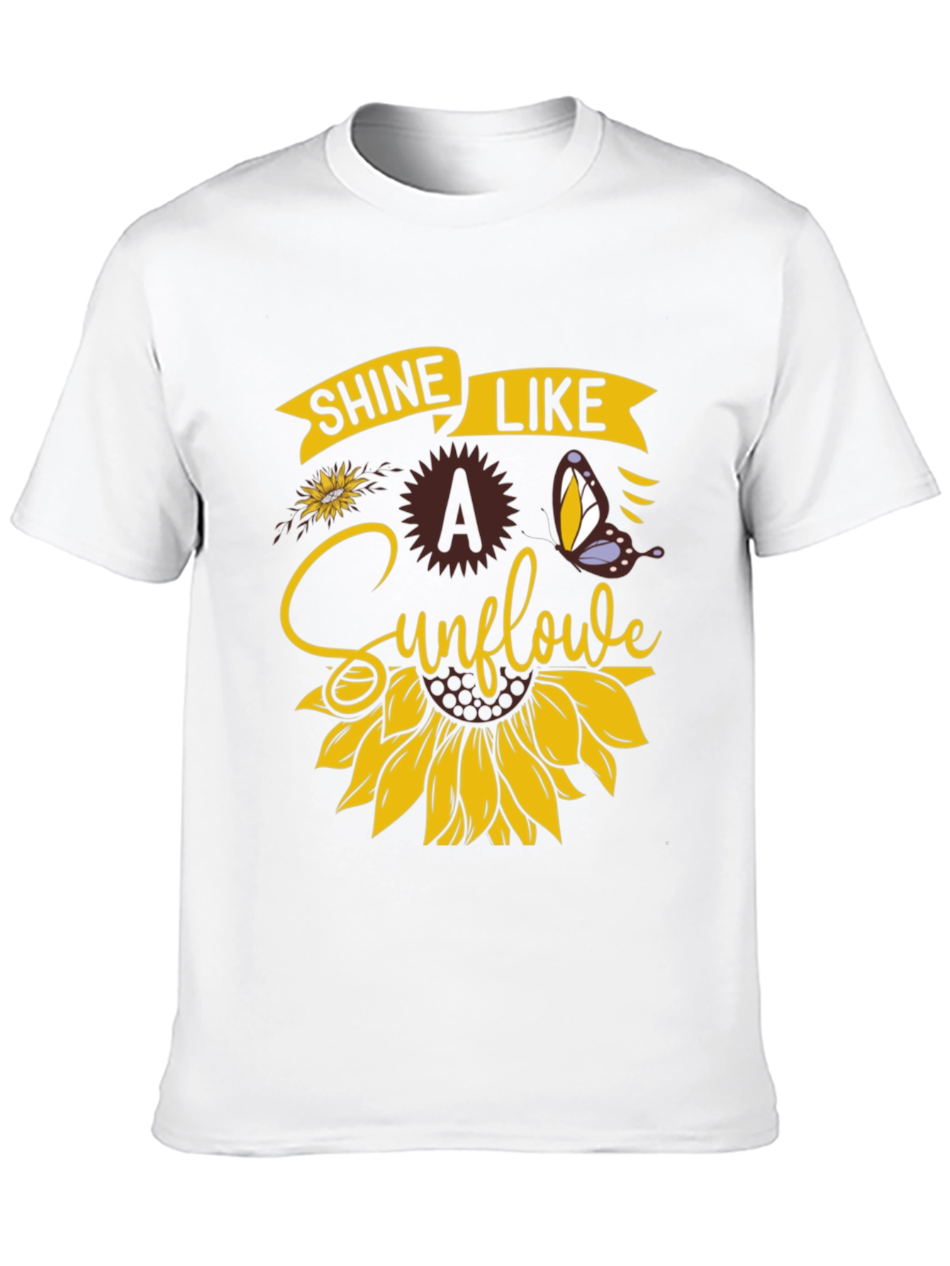 Shine Like A Sunflower Graphic T-Shirt