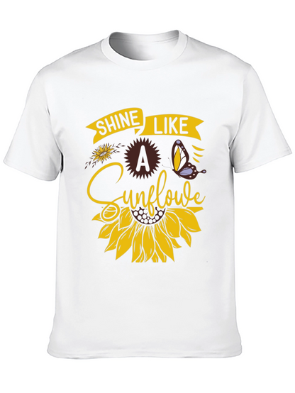 Shine Like A Sunflower Graphic T-Shirt