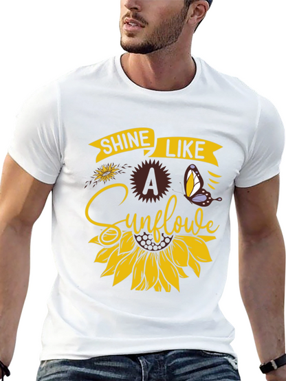 Shine Like A Sunflower Graphic T-Shirt