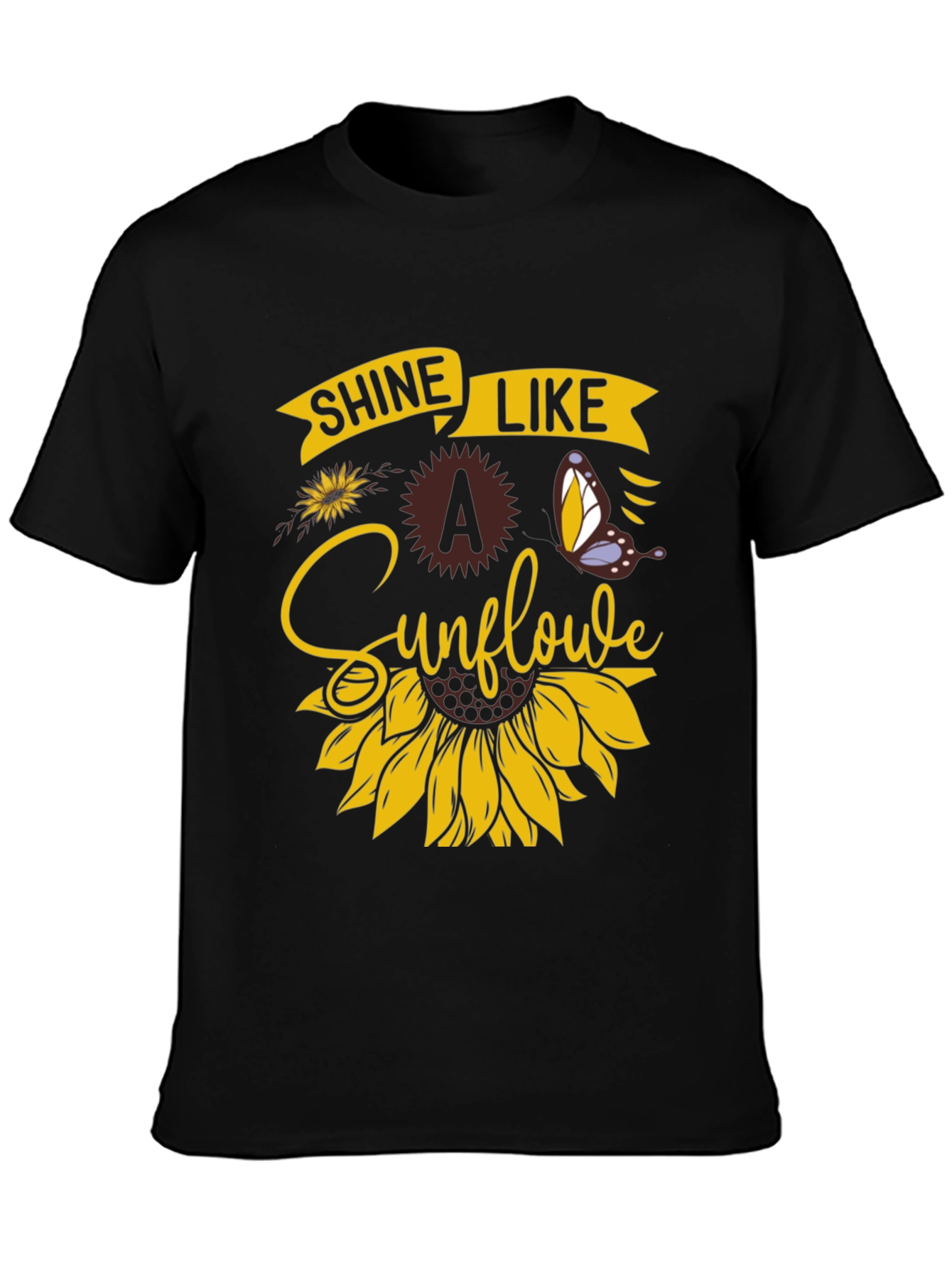 Shine Like A Sunflower Graphic T-Shirt