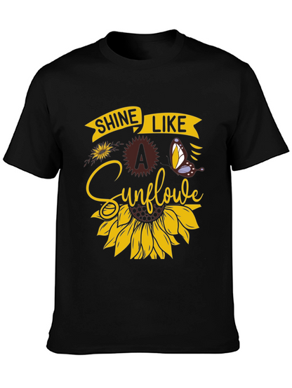 Shine Like A Sunflower Graphic T-Shirt