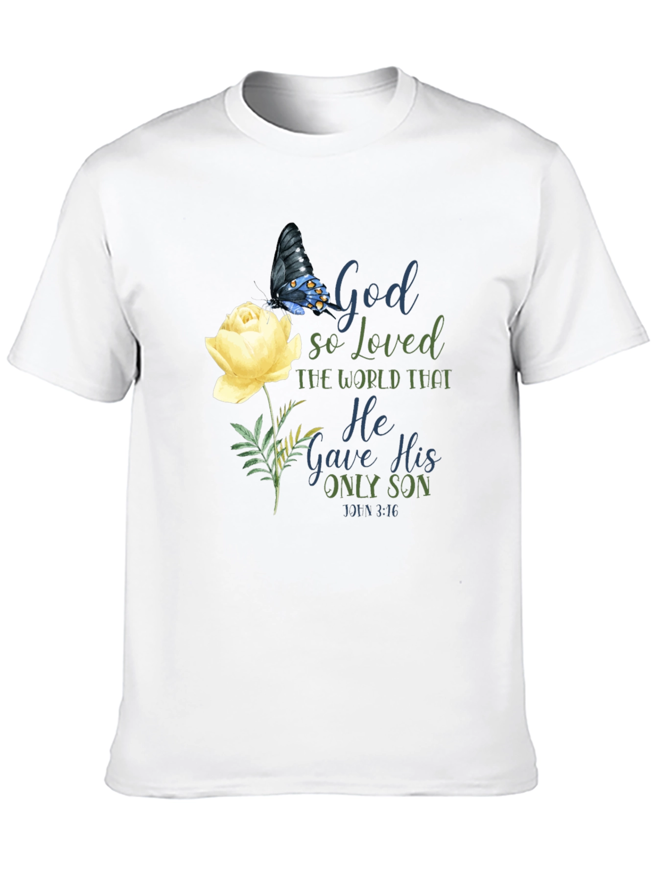 God So Loved the World Black T-Shirt