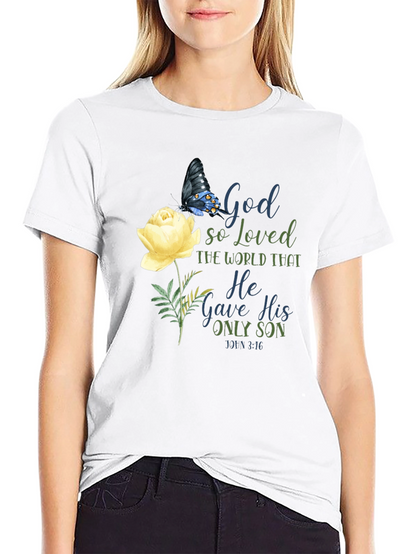 God So Loved the World Black T-Shirt