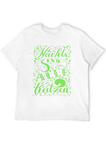 Nachts Sind Alle Katzen Black T-Shirt