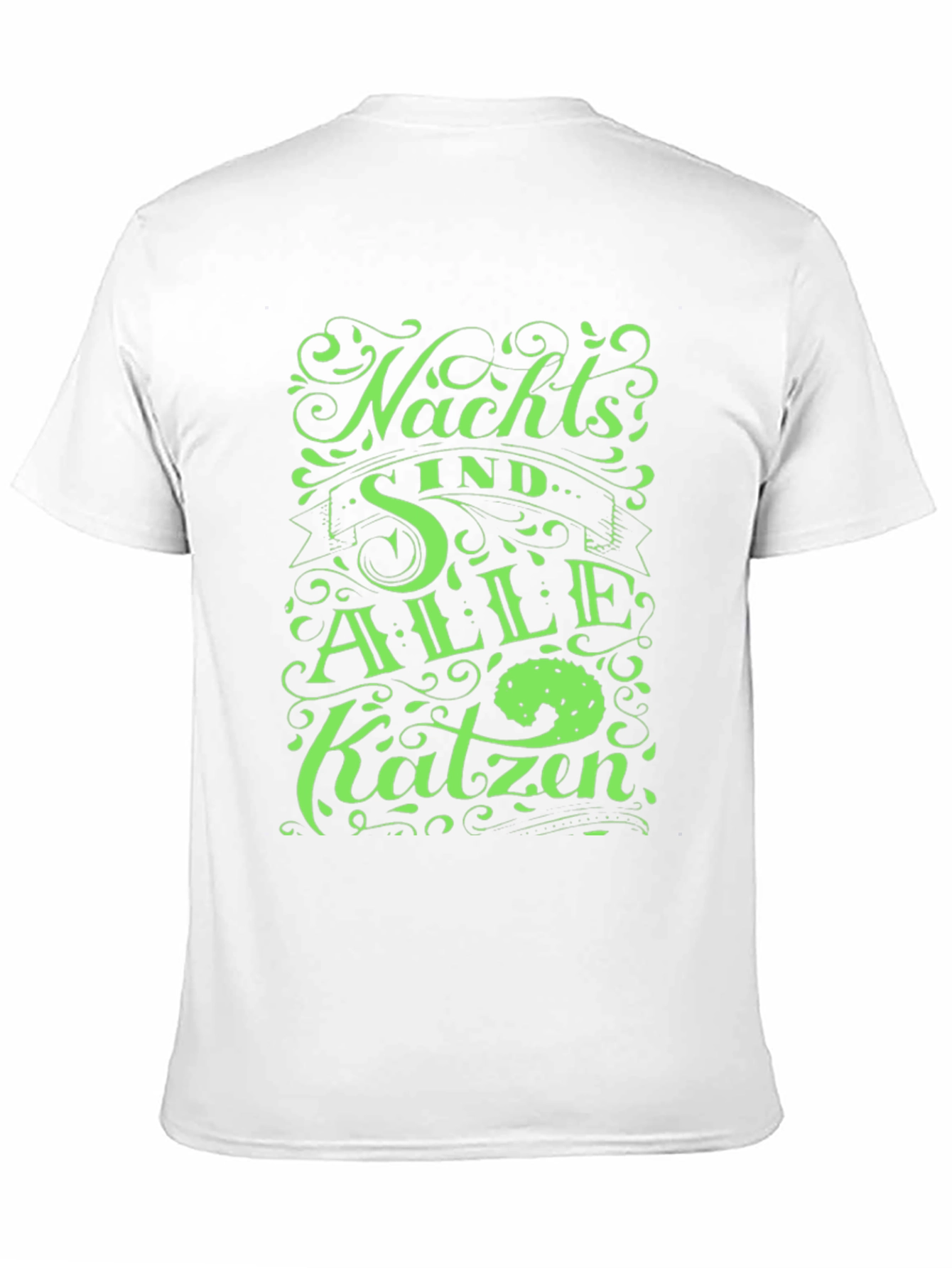 Nachts Sind Alle Katzen Black T-Shirt