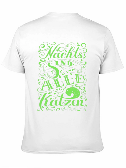 Nachts Sind Alle Katzen Black T-Shirt