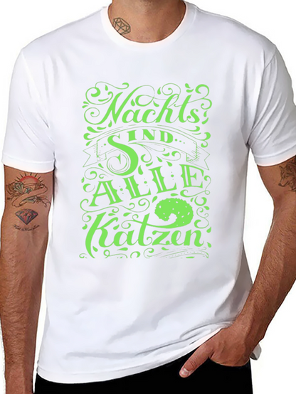 Nachts Sind Alle Katzen Black T-Shirt