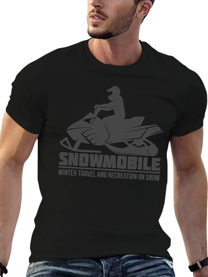 Snowmobile Winter Travel T-Shirt