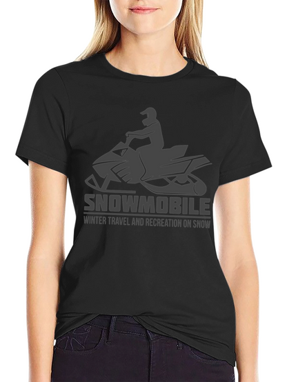 Snowmobile Winter Travel T-Shirt