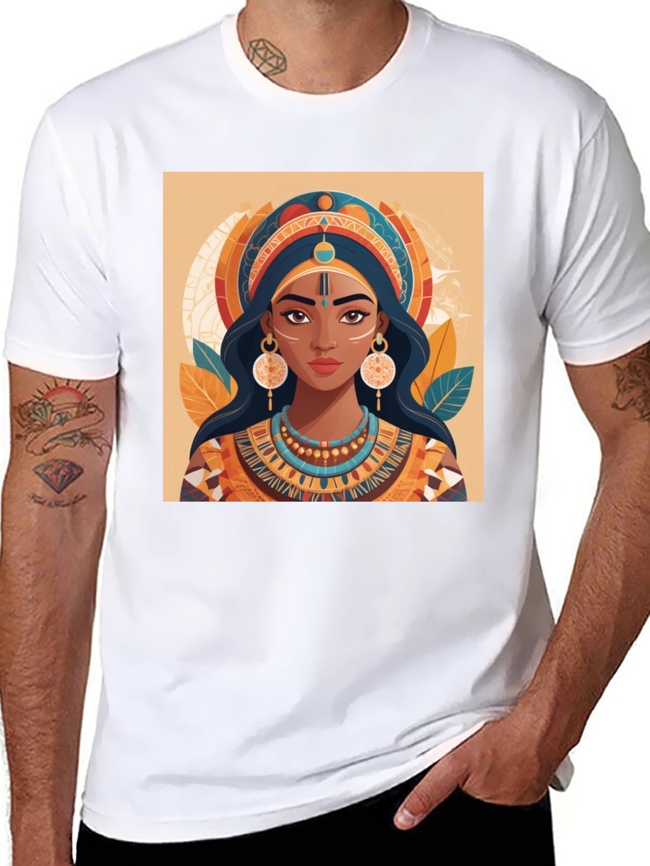 Egyptian Queen Graphic T-Shirt - Unisex Cotton Tee