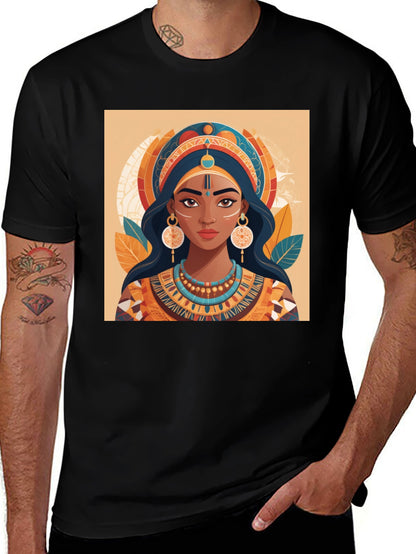 Egyptian Queen Graphic T-Shirt - Unisex Cotton Tee