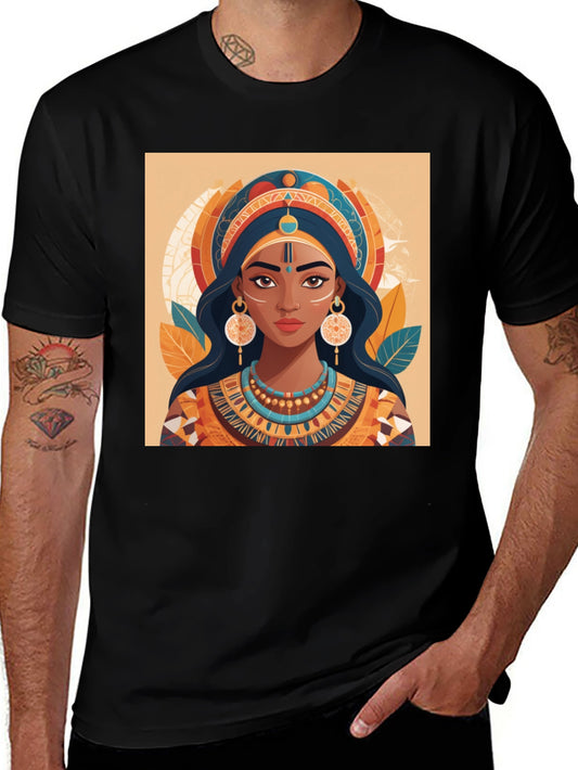 Egyptian Queen Graphic T-Shirt - Unisex Cotton Tee