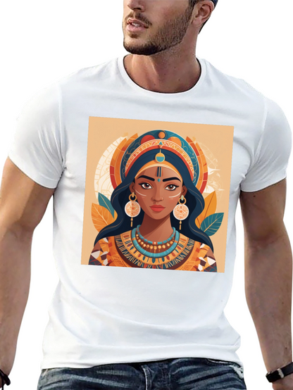Egyptian Queen Graphic T-Shirt - Unisex Cotton Tee