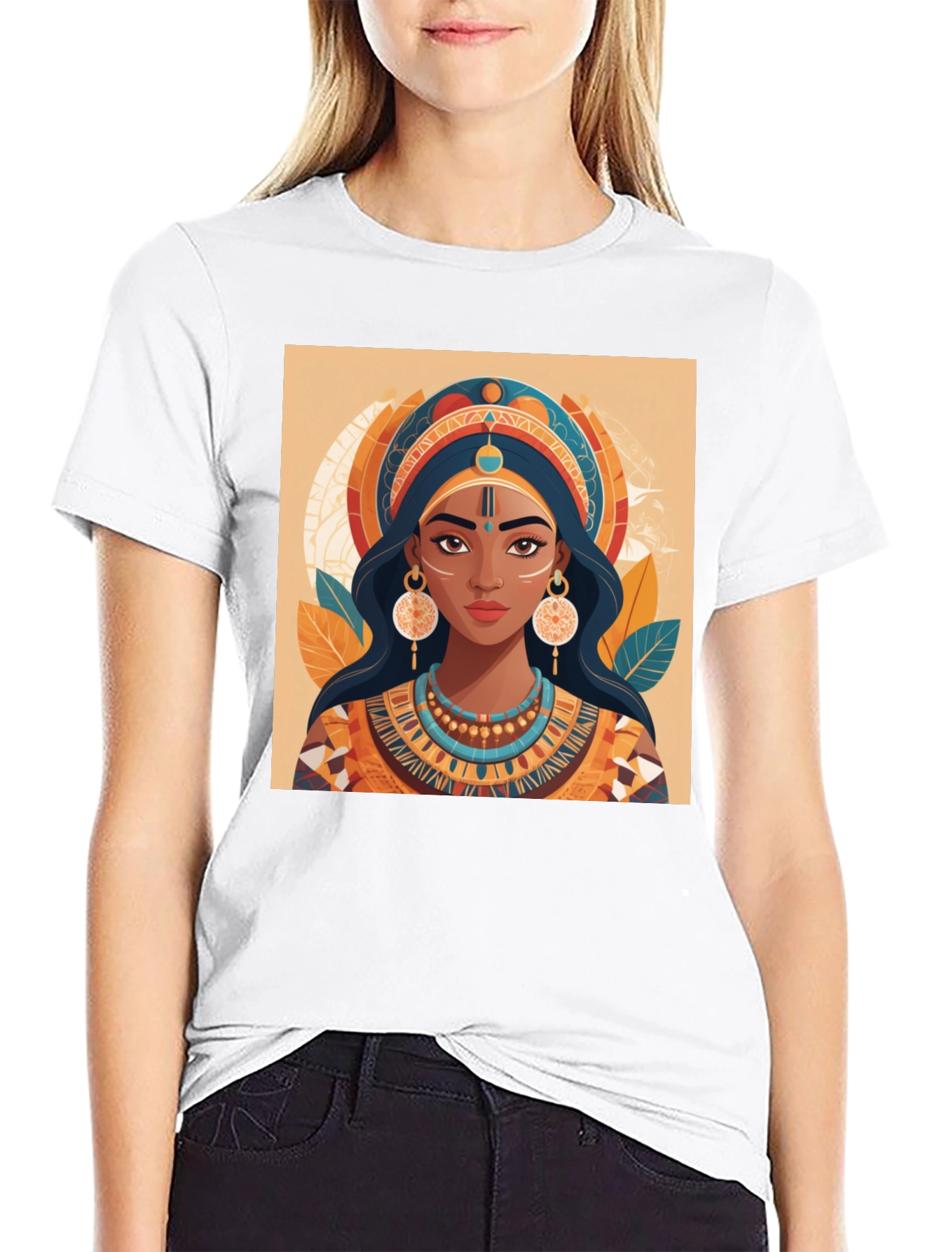 Egyptian Queen Graphic T-Shirt - Unisex Cotton Tee