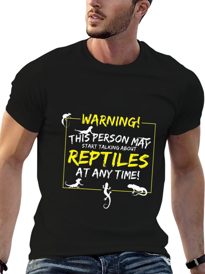 Warning! Reptiles T-Shirt