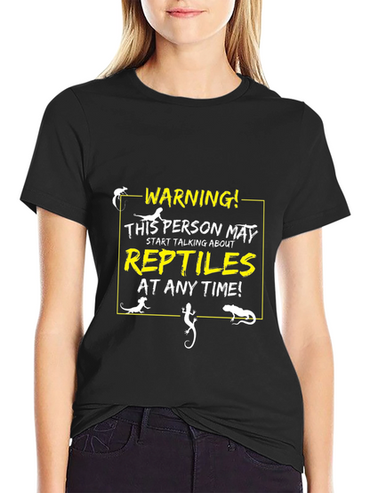 Warning! Reptiles T-Shirt