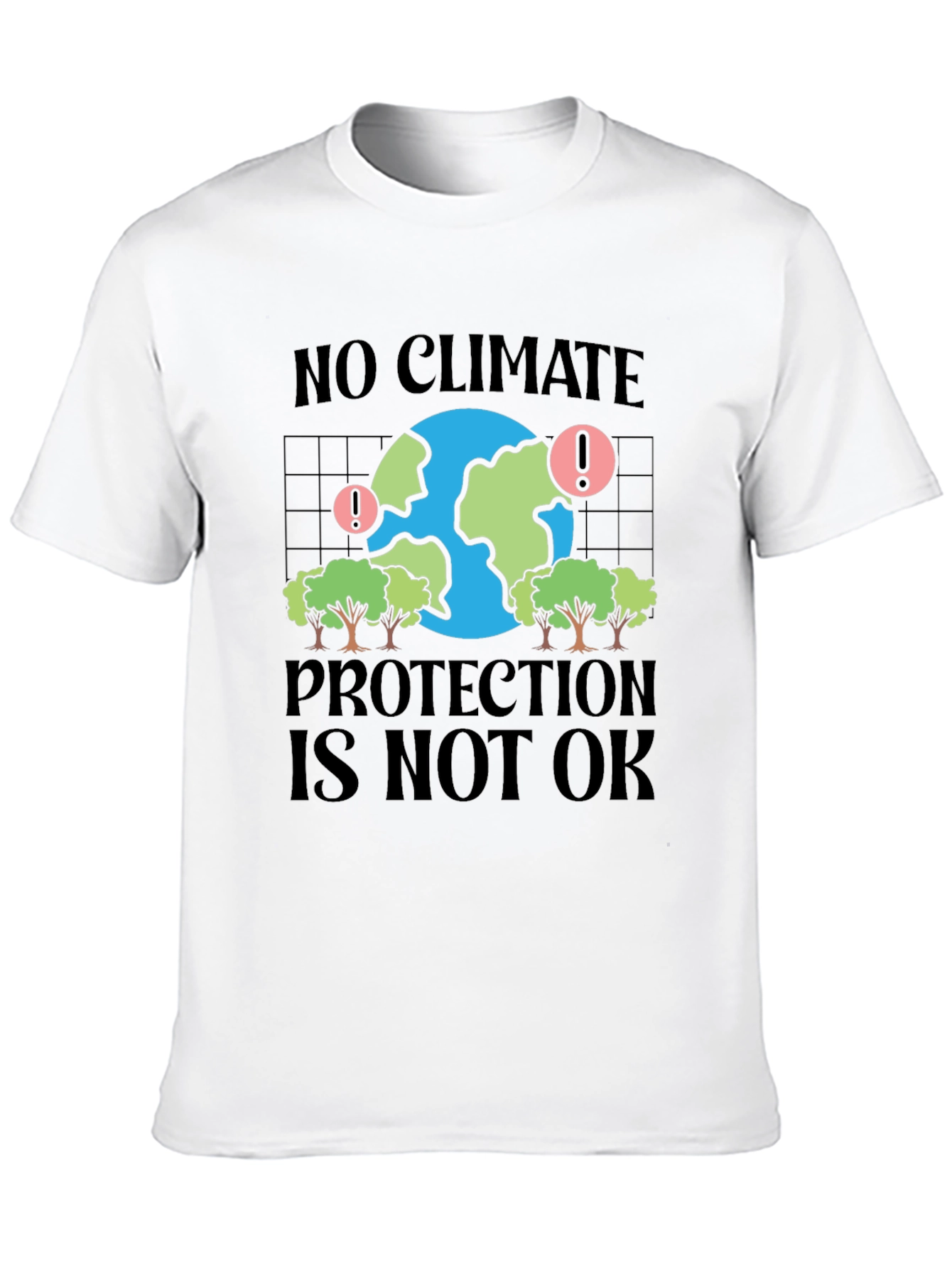 Climate Protection Awareness Graphic T-Shirt