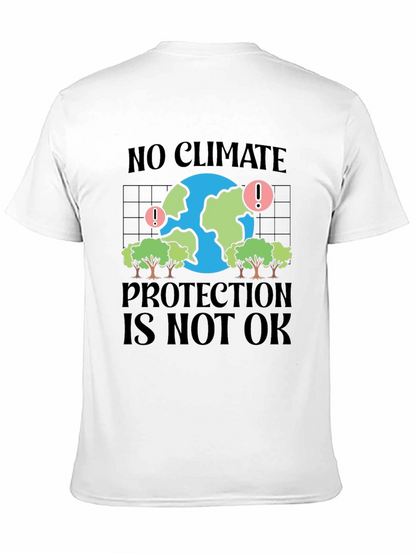 Climate Protection Awareness Graphic T-Shirt